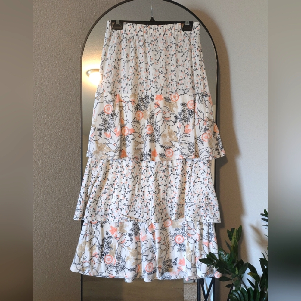 Cute Ruffle Maxi Skirt